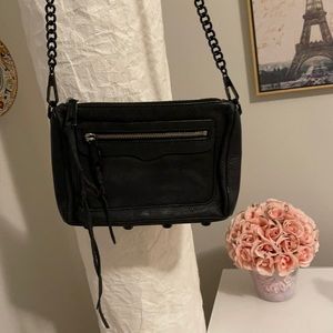 Black Rebecca Minkoff Crossbody RARE black chain